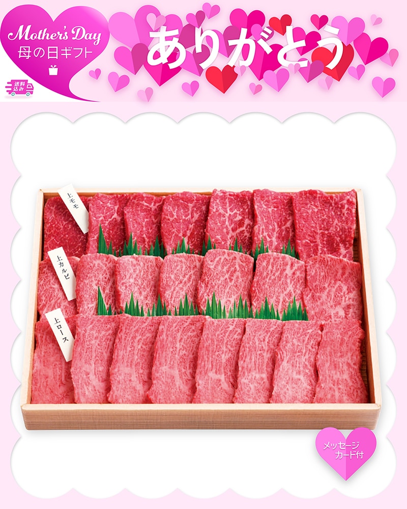 母の日 宮崎牛 焼肉食べ比べ 5等級 81057 TMDS10167 26MDS 送料込み