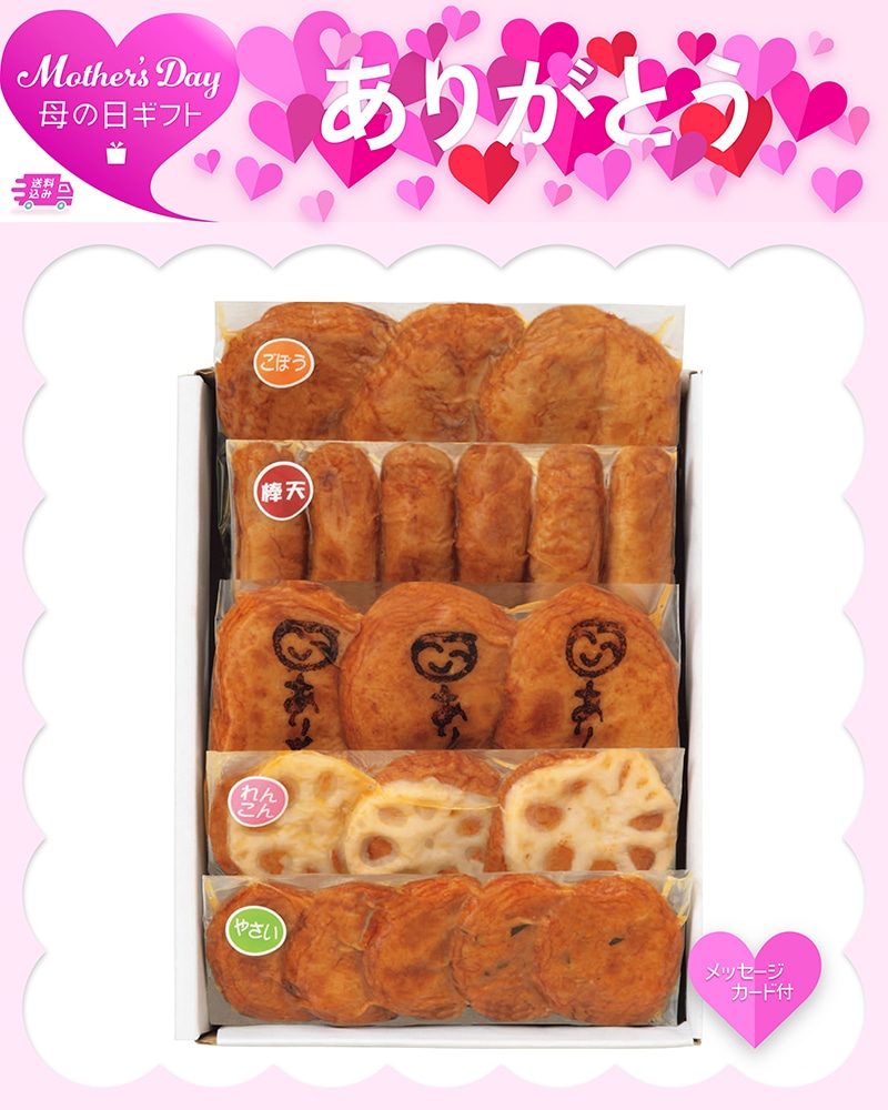 母の日 松野下蒲鉾 ありがとうさつま揚げ 81062 TMDS10172 26MDS 送料込み